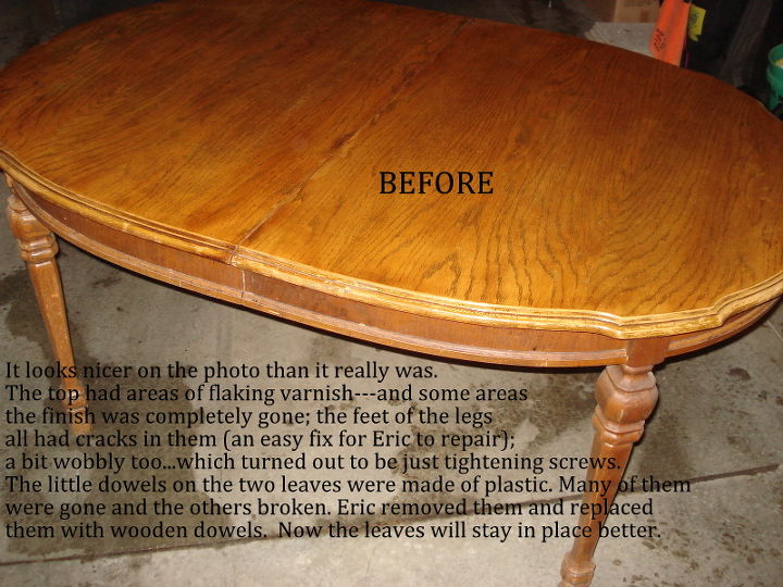 ugly duckling to swan a second hand table becomes a real gem