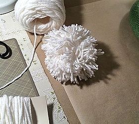 diy pom poms for home decor, crafts, how to, repurposing upcycling