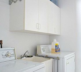 cheater laundry room makeover, diy, home decor, laundry rooms