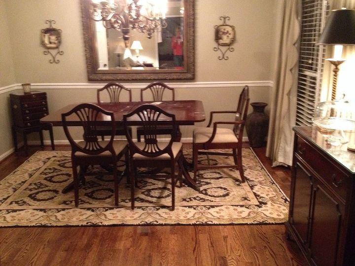 rug selection for dining room, reupholster, Rug selection What do you l