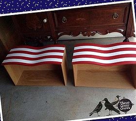 they had the best idea for this wavy dresser rescue, painted furniture, patriotic decor ideas, seasonal holiday decor
