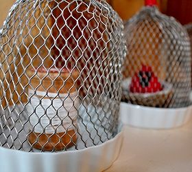 make a wire cloche from a gutter guard, crafts, how to, repurposing upcycling
