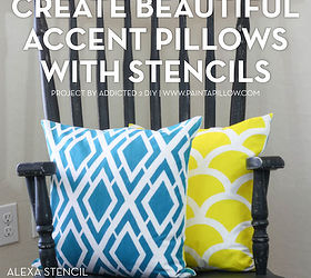 Create Beautiful Accent Pillows With Stencils Hometalk