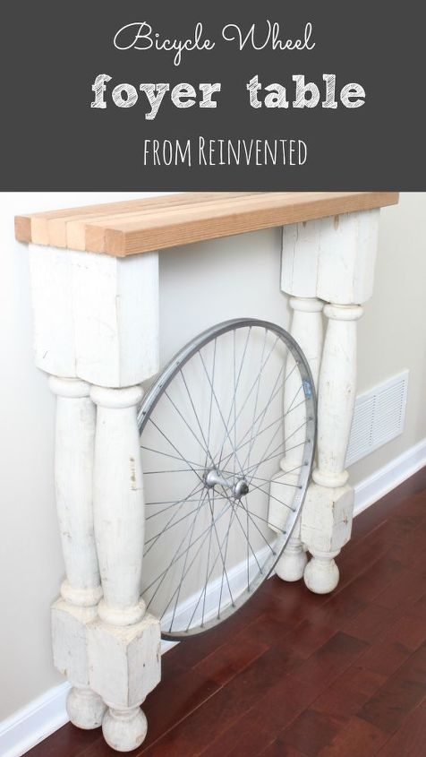 perfect foyer table for a narrow shallow space, foyer, how to, painted furniture, repurposing upcycling, urban living