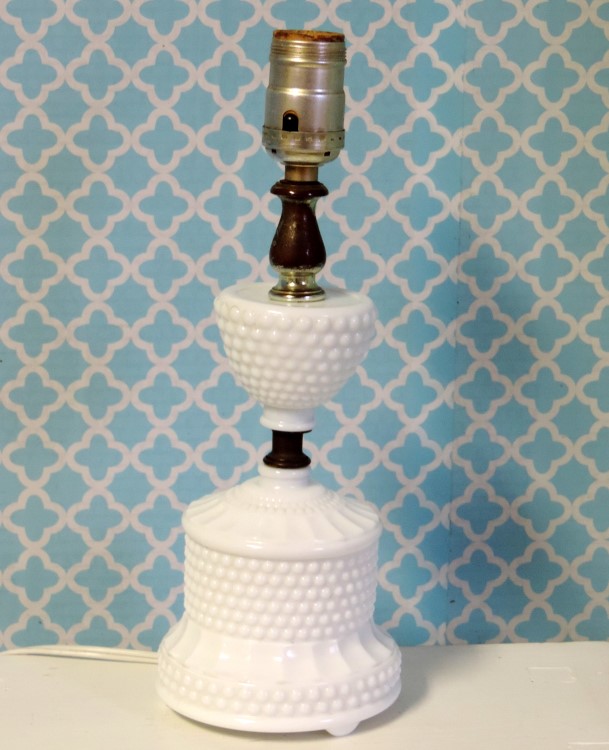 un cambio de imagen de una lampara vintage