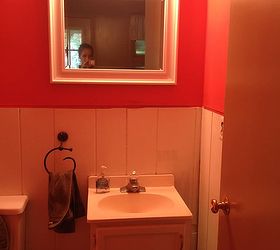 powder room makeover, bathroom ideas, home improvement, how to, small bathroom ideas, tile flooring