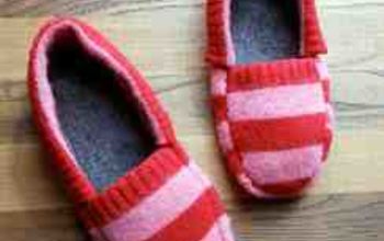 Handmade Sweater Slippers