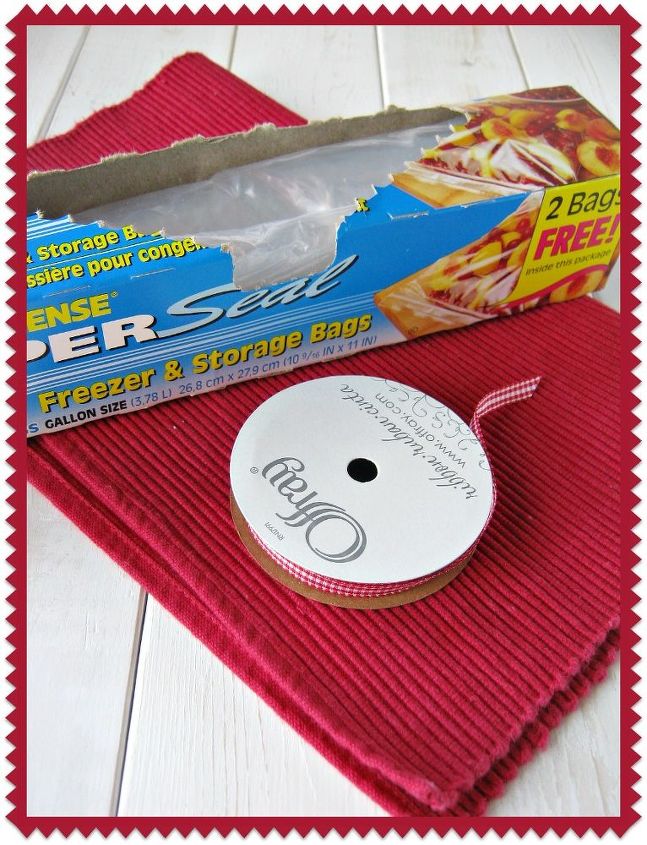 placemat plastic baggies rollup organizer, crafts, how to, organizing