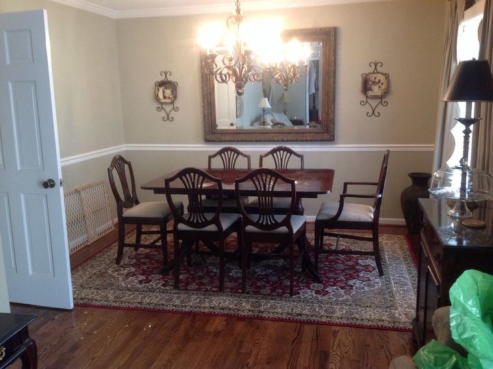 rug selection for dining room, dining room ideas, reupholster