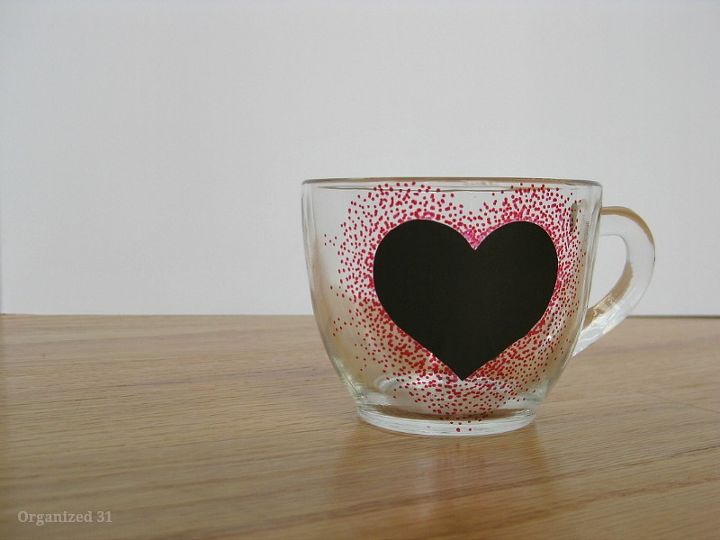 easy sharpie valentine s dot cup, crafts, how to, repurposing upcycling, seasonal holiday decor, valentines day ideas