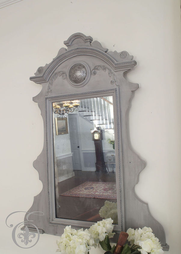 rh mirror hack using efex decorative furniture appliqu s, home decor, how to, painted furniture, wall decor