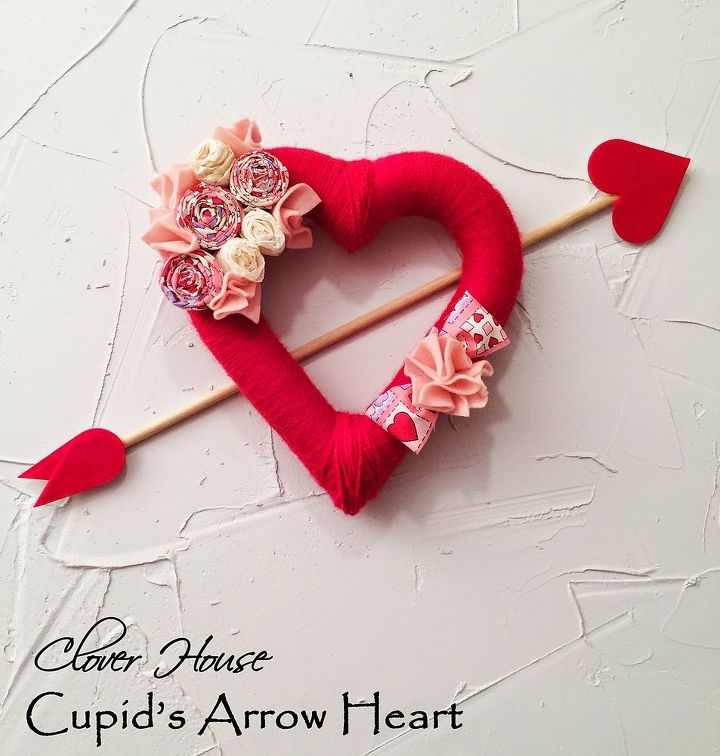 cupid s arrow heart, crafts, how to, seasonal holiday decor, valentines day ideas