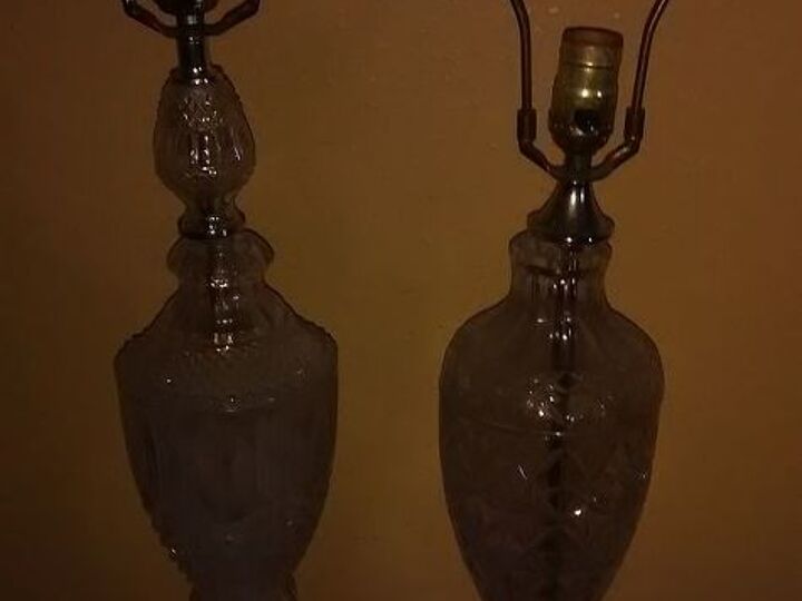 q repurposing old lamps, lighting, painting, repurposing upcycling