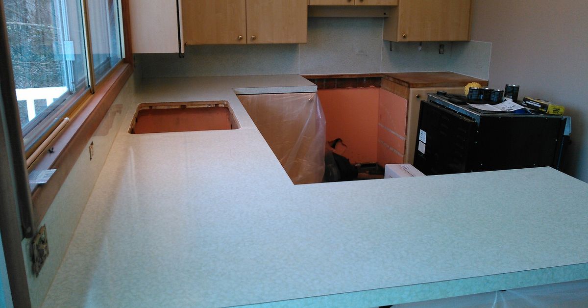 Updating Kitchen Countertops With Faux Finish Paint Hometalk