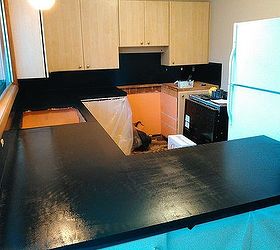 updating kitchen countertops with faux finish paint, countertops, how to, painting