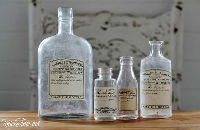 turn any old bottle or jar into an antique style apothecary bottle, crafts, repurposing upcycling