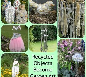 recycled garden decor, crafts, gardening, home decor, repurposing upcycling