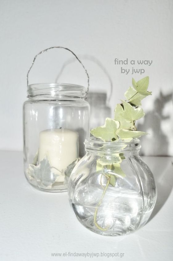 easy diy vases candle holders, crafts, home decor, repurposing upcycling