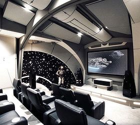 6 tips for creating the ultimate geeked out home theater or game room, entertainment rec rooms, Trendhunter com via Pinterest