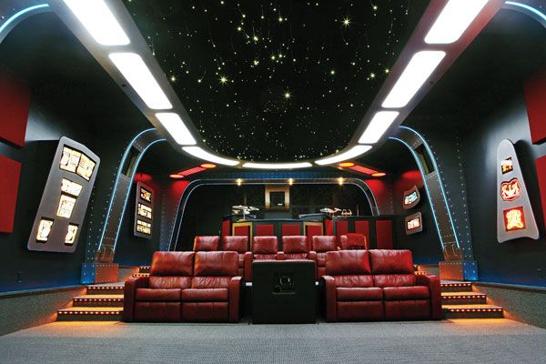 6 tips for creating the ultimate geeked out home theater or game room, entertainment rec rooms, hometheaterdesignmag com via Pinterest