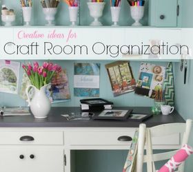creative organizing ideas for craft supplies, craft rooms, crafts, organizing, storage ideas