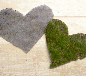 easy moss heart flower pot, crafts, gardening, home decor, how to, seasonal holiday decor, valentines day ideas