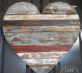 wood scrap heart hanging, crafts, how to, woodworking projects