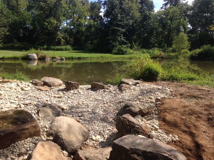 Farm Pond Renovation Overflow Installation Hometalk Farm Pond Renovation Overflow Installation Hometalk