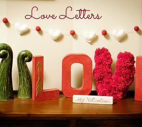 valentine love letters vignette, crafts, decoupage, how to, seasonal holiday decor, valentines day ideas