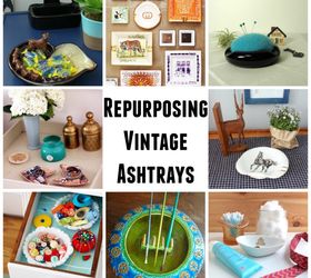 repurposed vintage ashtrays to storage, craft rooms, crafts, organizing, repurposing upcycling, storage ideas
