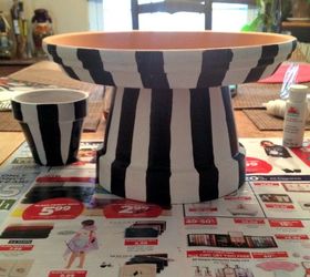 easy diy referee cake stand decoration gametime, crafts, how to, repurposing upcycling, seasonal holiday decor
