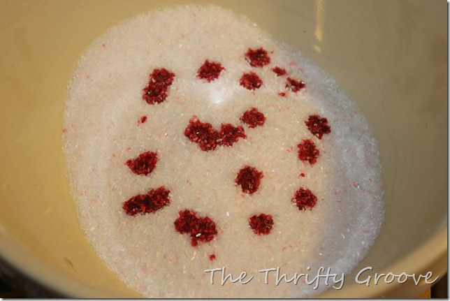 how to reuse color epsom salts for valentine s day, crafts, how to, repurposing upcycling, seasonal holiday decor, valentines day ideas