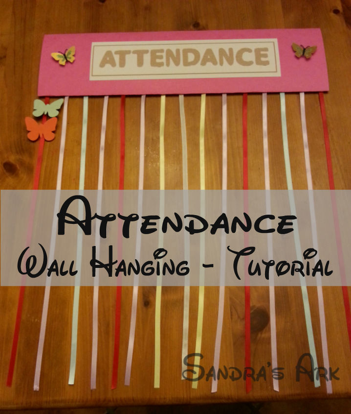 a ribbon attendance incentive tutorial, crafts, how to