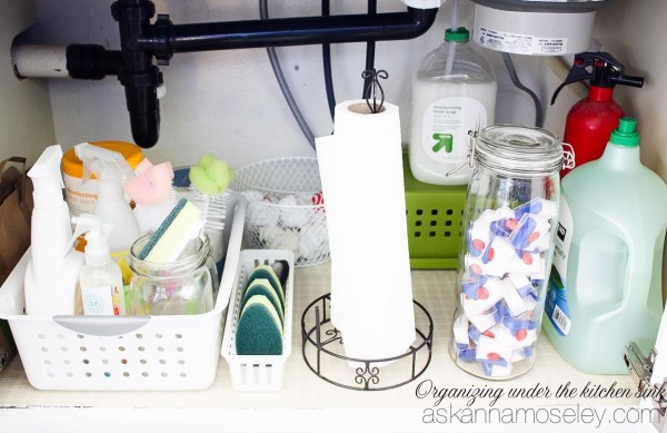 organizing under the kitchen sink for just 15, bathroom ideas, kitchen design, organizing