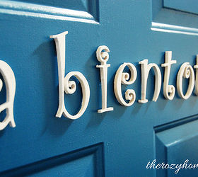 door sign using magnet letters, crafts, doors