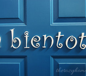 door sign using magnet letters, crafts, doors