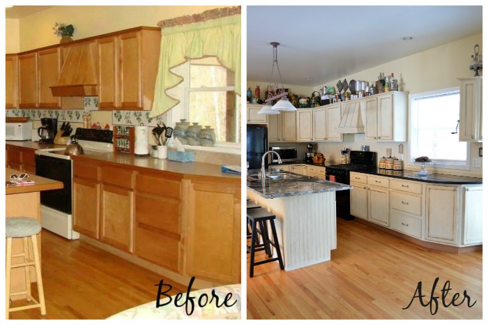 kitchen makeover using chalk paint by annie sloan