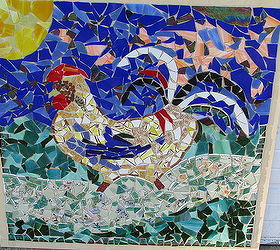 Left Over Broken Glass Mosaic Art Piece Hometalk
