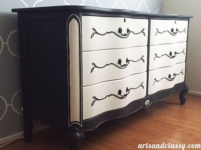 Vintage French Provincial Dresser Makeover Diy Chalk Paint