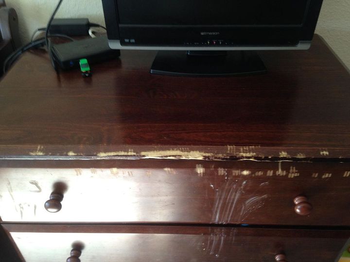 q repairing a scratched dresser, home maintenance repairs, how to, painted furniture, woodworking projects