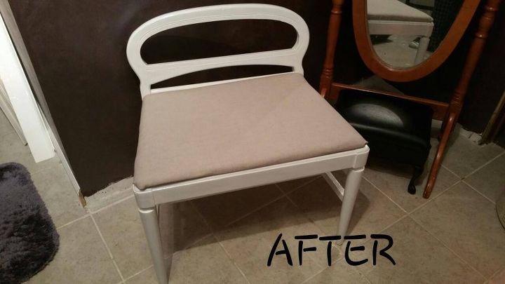 new life for an old chair, painted furniture, reupholster