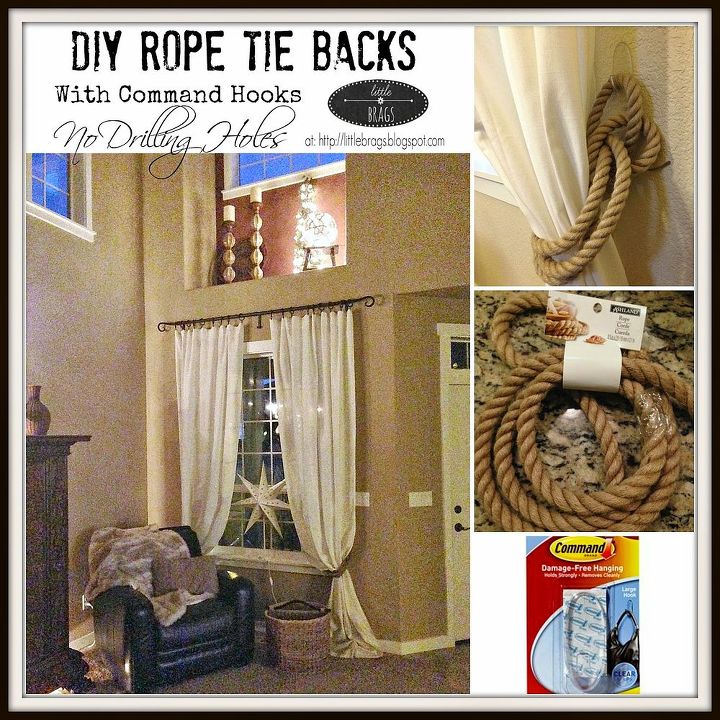 diy rope tie backs restoration hardware inspired
