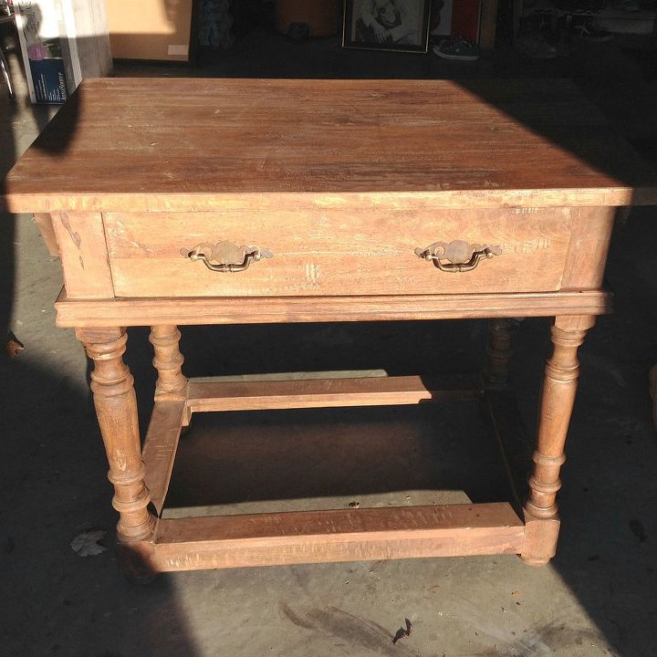 reclaimed wood table to vanity, bathroom ideas, painted furniture, repurposing upcycling