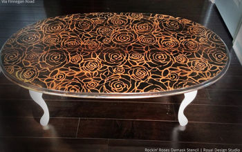 4 Out-Of-The-Box Stenciled Table Top Ideas