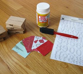 repurposed game blocks to valentine decorations, crafts, decoupage, how to, repurposing upcycling