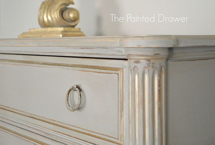 chalk painted drawer chest, chalk paint, painted furniture