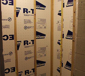 insulate basement wall and save floor space, basement ideas, how to