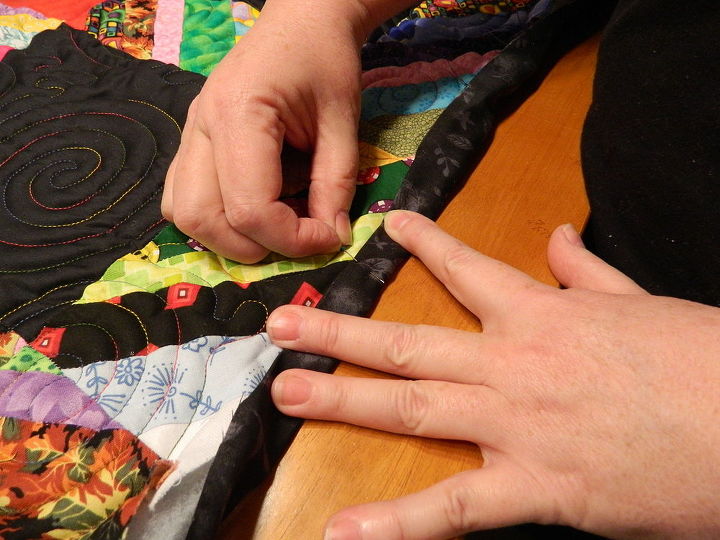 q fold over binding for diy quilts, diy, how to, reupholster