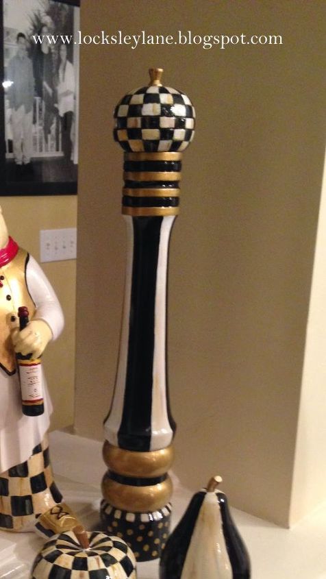 painting a pepper grinder with a mackenzie child feel, crafts, how to, kitchen design