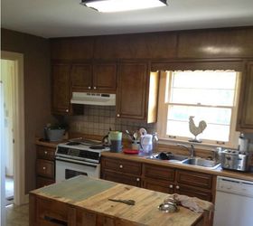 diy farmhouse kitchen makeover for 5000 including appliances, kitchen cabinets, kitchen design, painting